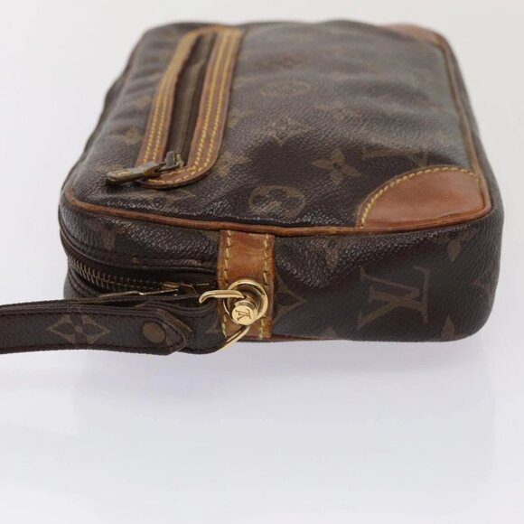 LOUIS VUITTON Monogram Marly Dragonne GM Clutch Bag M51825 LV Auth 81133 - Picture 7 of 15
